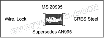 Wire and Cable Specialties MC0200-1#D Safety Lockwire MS20995C20 .020 in 0.51 mm 0.45 kg appx 925 ft Disp 128 m 1 lb 